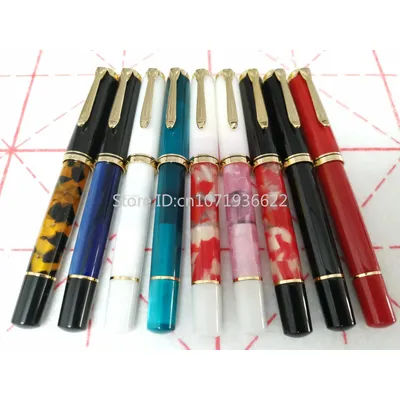ADMOK M400 Acrylic Piston Fountain Pen Soft Smooth No.5 Schmidt Nib Inking Applicable Students Writing Gift Pen
