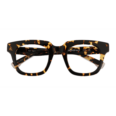 Male s square Spotty Tortoise Acetate,Eco Friendly Prescription eyeglasses - Eyebuydirect s Ray