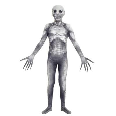 Costume Cosplay Teschio scheletro Un Pezzo Cosplay Bambini Adulti Per uomo Per donna Ragazzi Mascherata Halloween Mascherata Costumi di Halloween facili Vestirsi