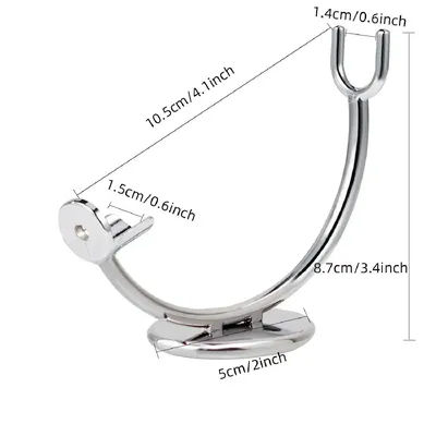 Men Shaving Brush Holder Manual Razor Stand Zinc Alloy Safety Razors Rack for Travel Home Salon Electric Razor Holder Beard Tool