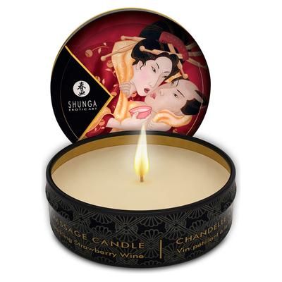Shunga - candela da massaggio con aroma di fragola 30 g