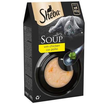 40x40g Chicken Soup Classic Sheba Wet Cat Food