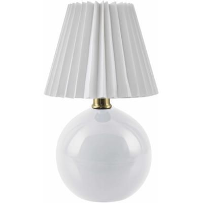 Granjenal 12"H x 8"W x 8"D Modern Aqua/White/Translucent Table Lamp - Boutique Rugs