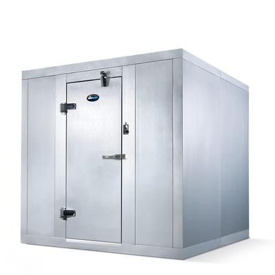 Amerikooler QC081282**FBRC-O-448A 8' x 12' Outdoor Walk-In Cooler w/ Remote Compressor - Floor, 208/230 V