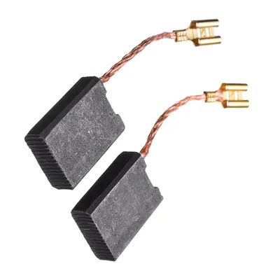 2pcs Metric 22mm x 16mm x 6mm Motor Carbon Brushes Replacement 7/8" x 5/8" x 15/64"