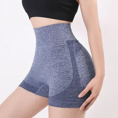 Women Yoga Shorts High Waist Workout Shorts Fitness Yoga Lift Butt Fitness Ladies Yoga Gym Running Short Pants Sportswear