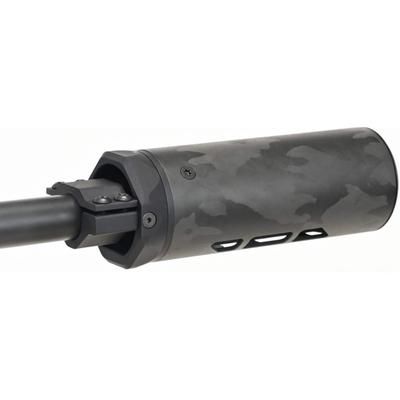MODTAC Precision Rifle Suppressor Shield .900in Barrel Diameter Natural/Clear Coat Carbon Fiber 7.5in 18B-018-900-75-N
