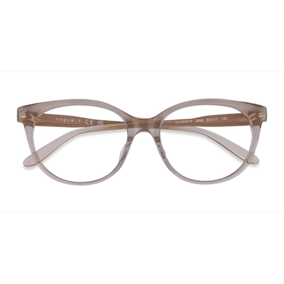 Female s horn Clear Acetate Prescription eyeglasses - Eyebuydirect s Vogue Eyewear VO5552F