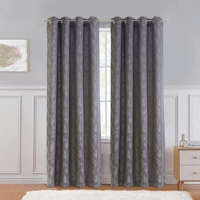 Wide Width Botanica Light Filtering Grommet Curtain Panel by Habitat™ in Multi (Size 52" W 95" L)