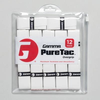 Gamma PureTac Overgrip 12 Pack Tennis Overgrips White