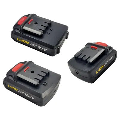 21V Electric Screwdriver Battery Large Capacity 18650 Battery Hand Drill Rechargeable Lithium Battery Pacyk 16.8V 21V Batter
