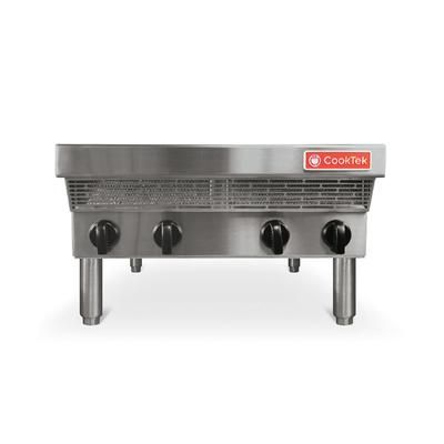 CookTek 645100 Countertop Induction Range w/ 4 Burners, 208v/3ph, Stainless Steel