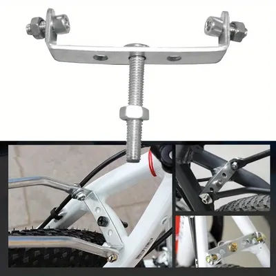 1/6 Pcs Bicycle Rear Shelf Convert Rear Pannier Racks Connector Seatpost Adapter for Bike Rack Mount Conversion