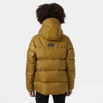 Helly Hansen Juniors’ Isfjord Down Winter Jacket 2.0 Brown 12