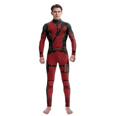 coppie supereroe tute zentai costume tute adulti uomo festa / sera mascherata facili costumi di halloween