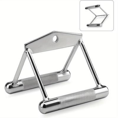 TEMU Double Handle Multi Gym Cable Attachment Bar Twin Cable Exercise Accessories Double Row Lat