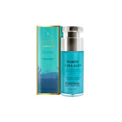 ErthSkin London Anti-Aging Siero riparatore notturno al collagene mari