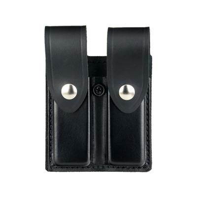 DeSantis Double Magazine Pouches Colt Government Model 45 Commander Ruger P90 SIG P220 S&W 45-06/66 10-06/66 645 45-16 Nickel Snap Closure