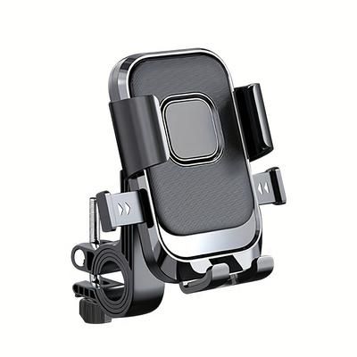 TEMU Creative Motorcycle Phone Holder, Shockproof And 360-degree Rotatable For Riding Electric Bicycles With Navigation