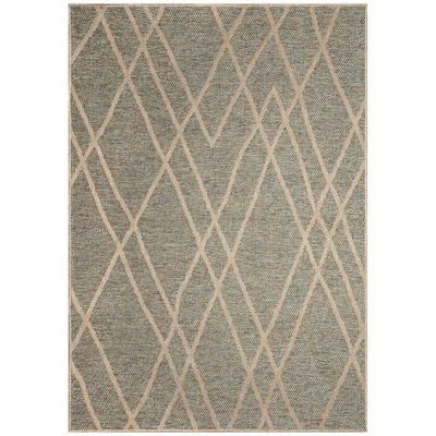 Roma Aspen Indoor/Outdoor Area Rug Cool by Brylane Home in Cool (Size 1'11"X7'6")