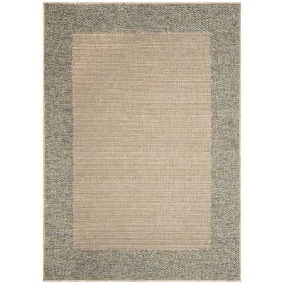 Roma Border Indoor/Outdoor Area Rug Cool by Brylane Home in Cool (Size 7'10"X9'10")