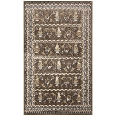 Ariana Sarai Indoor Area Rug Bronze by Brylane Home in Bronze (Size 5'3" X 7'6")