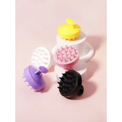 1PCS scalp massager shampoo brush, scalp cleaning brush, silicone, for dandruff removal, hair growth brush