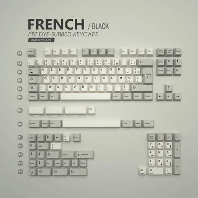 XMI Keycaps Mechanical Keyboard European Language Character French Spanish Serbia Slovenia Slavic Swedish Danish Keycaps DIY