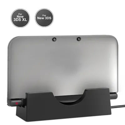 Pour Nintend nouveau 3DS/nouveau 3DS XL/LL support de charge Station de charge Dock USB chargeur Station d'accueil support avec câble de chargement USB