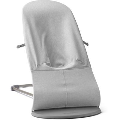 BabyBjorn Bouncer Bliss, Dark Gray Frame Woven Melange, Light Gray