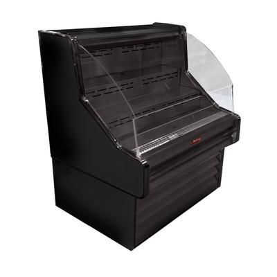 Howard-McCray SC-OS35E-6C-B 75" Impulse Horizontal Open Air Cooler w/ 3 Levels, 115v, Black