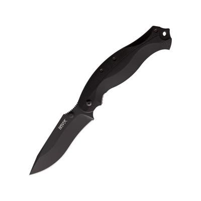 Fox Havoc Framelock Black Folding Knife 4" black Cerakote finish Bohler N690 stainless dro Black G10 handle 01FXHV02TIB