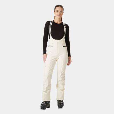 Helly Hansen Women's Avanti Softshell Ski Bib Trousers Beige XS