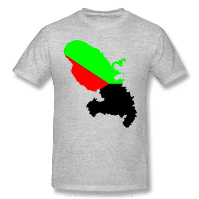 Martinique en rouge vert et noir drôle nouveauté hommes basique à manches courtes T-Shirt R265 hauts t-shirts taille européenne