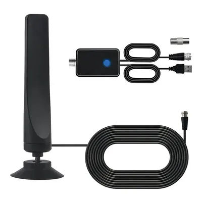 TV Antenna With Amplifier 4K Antenna Set Digital TV Signal Booster Local Channels Long Range