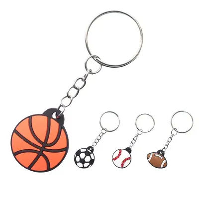 Funny Mini Basketball Keychain Football Keyrings Handbag Pendant Accessories For Sports Fans