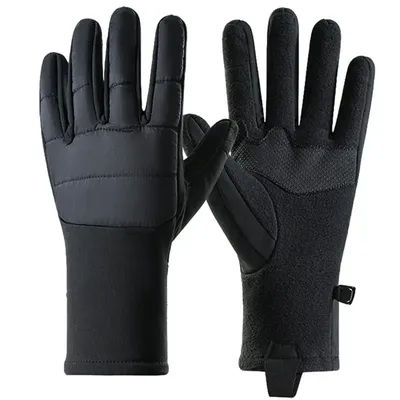 Cycling Gloves Winter Ride Windproof Gloves Thermal Cycling Gloves Non-slip Adjustable Gloves