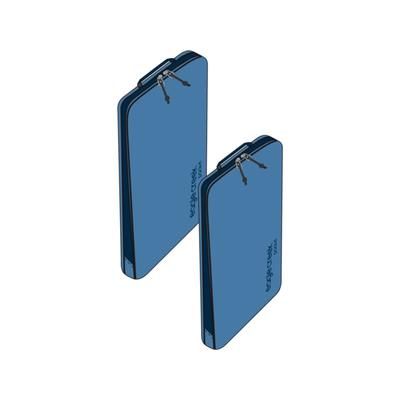 Eagle Creek Pack-It Isolate Compression Cube Set Blue Dawn Small/Medium EC050402424
