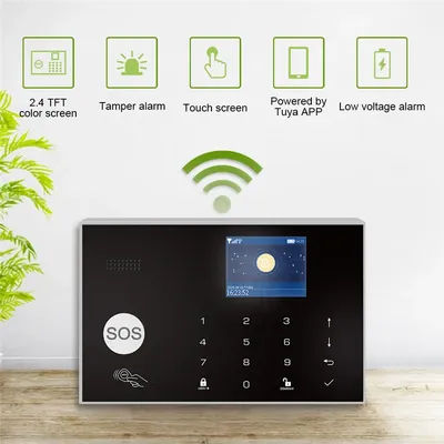 New G30 Security Alarm System Wifi Tuya Gsm Home Burglar 433MHz Apps Control With Wireless Motion