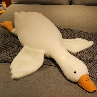 TEMU 51-inch Goose Plush Cushion, Plush Toy, Big Goose Stuffed Animal Plush Doll, For Thanksgiving Day Christmas Gifts