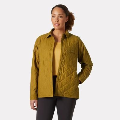 Helly Hansen Women’s Isfjord Insulated Shacket Brown XL