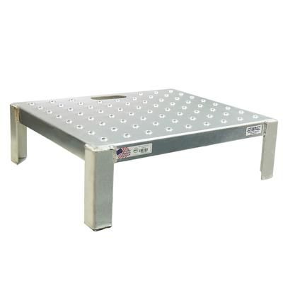 New Age 53604 Ergo Single Step Platform - Aluminum, Silver