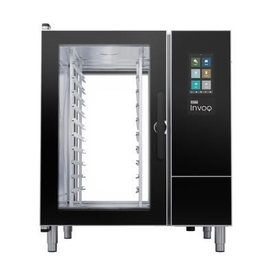 Blodgett INVOQ101BE-PT 240/3 INVOQ Single Full Size Pass-Thru Combi Oven - Boiler & Injection, 240v/3ph, Stainless Steel