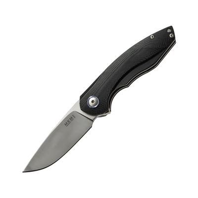 MKM Timavo Linerlock Viper Folding Knife 3" satin finish Bohler M390 stainless blade Black G10 handle MK VP02-GBK