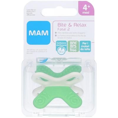 MAM Bite&Relax Fase 2 Mini Dentaruolo Neutro 4m+ 1 pz Altro