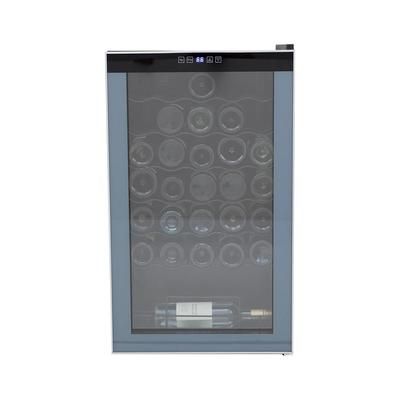 Avanti WC34N2P 19 1/2" 1 Section Commercial Wine Cooler w/ 1 Zone - 34 Bottle Capacity, 120v, Silver