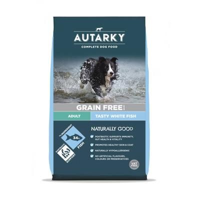 2kg Tasty White Fish Grain Free Adult Autarky Dry Dog Food