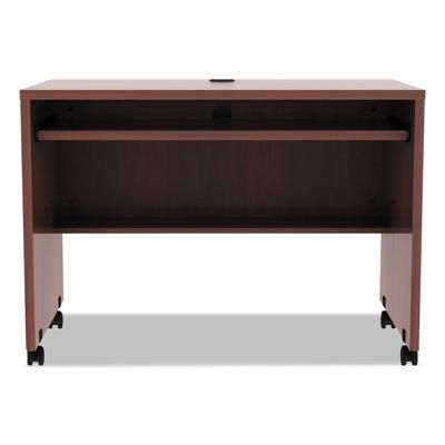 Alera VA204224MC Valencia Mobile Workstation Desk, 41.38w x 23.63d x 30h, Medium Cherry ALEVA204224MC