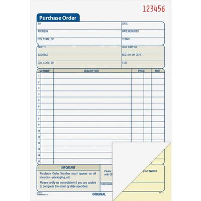 Adams Business Forms DC5831 Purchasing Statements, Duplicate, Carbonless ABFDC5831