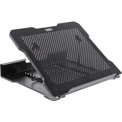 Allsop Metal Art Adjustable Laptop Stand with 7 positions - (32147) - 2.5", x 13.4" x 11.5" Depth - Metal - Black, Pearl ASP32147